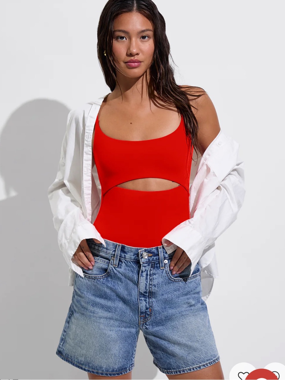 Left on Friday red one piece
